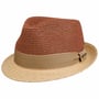 Twotone Toyo Trilby Raffiahut by Stetson natur-rot