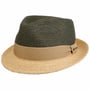 Twotone Toyo Trilby Raffiahut by Stetson dunkeloliv