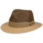 Twotone Toyo Traveller Raffiahut by Stetson braun