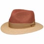 Twotone Toyo Traveller Raffiahut by Stetson natur-rot