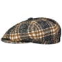 Kyoto Wool Check Ballonmütze by Alfonso D’Este schwarz-beige