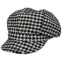 Houndstooth Ballonmütze by Alfonso D’Este schwarz-weiß