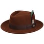 Jayburgh Fedora LiteFelt Wollhut by JJ Hats braun