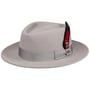Jayburgh Fedora LiteFelt Wollhut by JJ Hats hellgrau