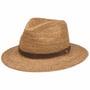 Crochet Rollable Traveller Strohhut by Stetson natur-braun