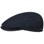 Kent Structure Leinen Flatcap by Stetson dunkelblau
