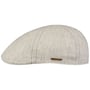 Texas Stripe Structure Flatcap by Stetson hellbeige