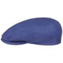 Kent Houndstooth Golf Flatcap by Stetson blau