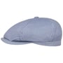 6 Panel Cotton Festival Flatcap by Stetson hellblau