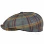 Hatteras Bornestead Flatcap by Stetson blau-gelb