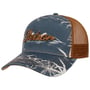 Minimal Aloha Print Trucker Cap by Stetson dunkelblau
