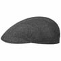 Herringbone UV Silk Driver Flatcap by Stetson anthrazit