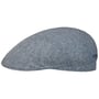 Herringbone UV Silk Driver Flatcap by Stetson blau