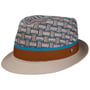 Benita Trilby Stoffhut by Lierys beige-blau