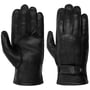 Deerskin Lederhandschuhe by Pearlwood schwarz