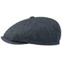 Benston Wool Flatcap by JJ Hats dunkelblau
