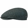 Millscott Wool Driver Flatcap by JJ Hats blau-grün