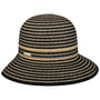 Loredina Cloche Strohhut by Seeberger natur-schwarz