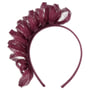 Vinalea Sinamay Fascinator by Seeberger pflaume