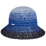 Gradient Colours Cloche Strohhut by Seeberger blau-dunkelblau
