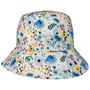 Floral Pattern Baumwollhut by Seeberger beige-blau