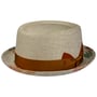 Denvio Pork Pie Leinenhut by Alfonso D’Este beige