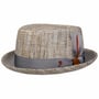Vendello Pork Pie Stoffhut by Alfonso D’Este beige-blau