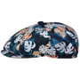 Cotton Leaves Flatcap by Alfonso D’Este dunkelblau