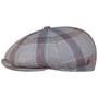 Lorente Check Flatcap by Alfonso D’Este taubenblau