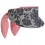 Denim Flowers Visor by bedacht rosa