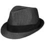 Herringbone Trilby Stoffhut by Lipodo anthrazit