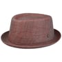 Classic Pork Pie Leinenhut by Lierys rot