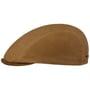 Waxed Cotton WR Ivy Flatcap by Stetson braun