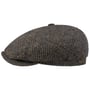 Hatteras Portrush Wool Flatcap by Stetson braun-blau