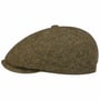 Hamberg Wool Flatcap by Stetson oliv
