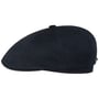 Hatteras Custer Denim Flatcap by Stetson dunkelblau