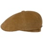 8 Panel Carson Cord Flatcap by Stetson hellbraun