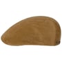 Curson Cord Driver Flatcap by Stetson hellbraun
