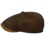 Hatteras Dark Paisley Flatcap by Stetson braun