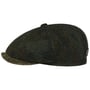 Hatteras Dark Paisley Flatcap by Stetson dunkeloliv