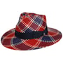 Big Brim Tricolour Panamahut by Lierys blau-rot