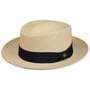 Medium Brim Pork Pie Panamahut by Lierys natur-blau