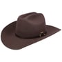 Laramie Wool Western-Hatt by Stetson mørkebrun