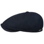 Dickvale Herringbone Flatcap by Stetson dunkelblau