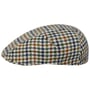Denaby Harris Tweed Flatcap by Stetson beige-blau