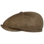 Hatteras Goat Leather Flatcap by Stetson braun