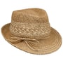 Twotone Trilby Strohhut by Loevenich camel