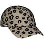 Faux Leather Leo Print Cap by Seeberger beige-schwarz