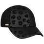 Faux Leather Leo Print Cap by Seeberger schwarz-schwarz