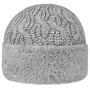 Faux Fur Cuff Strickmütze by Seeberger grau